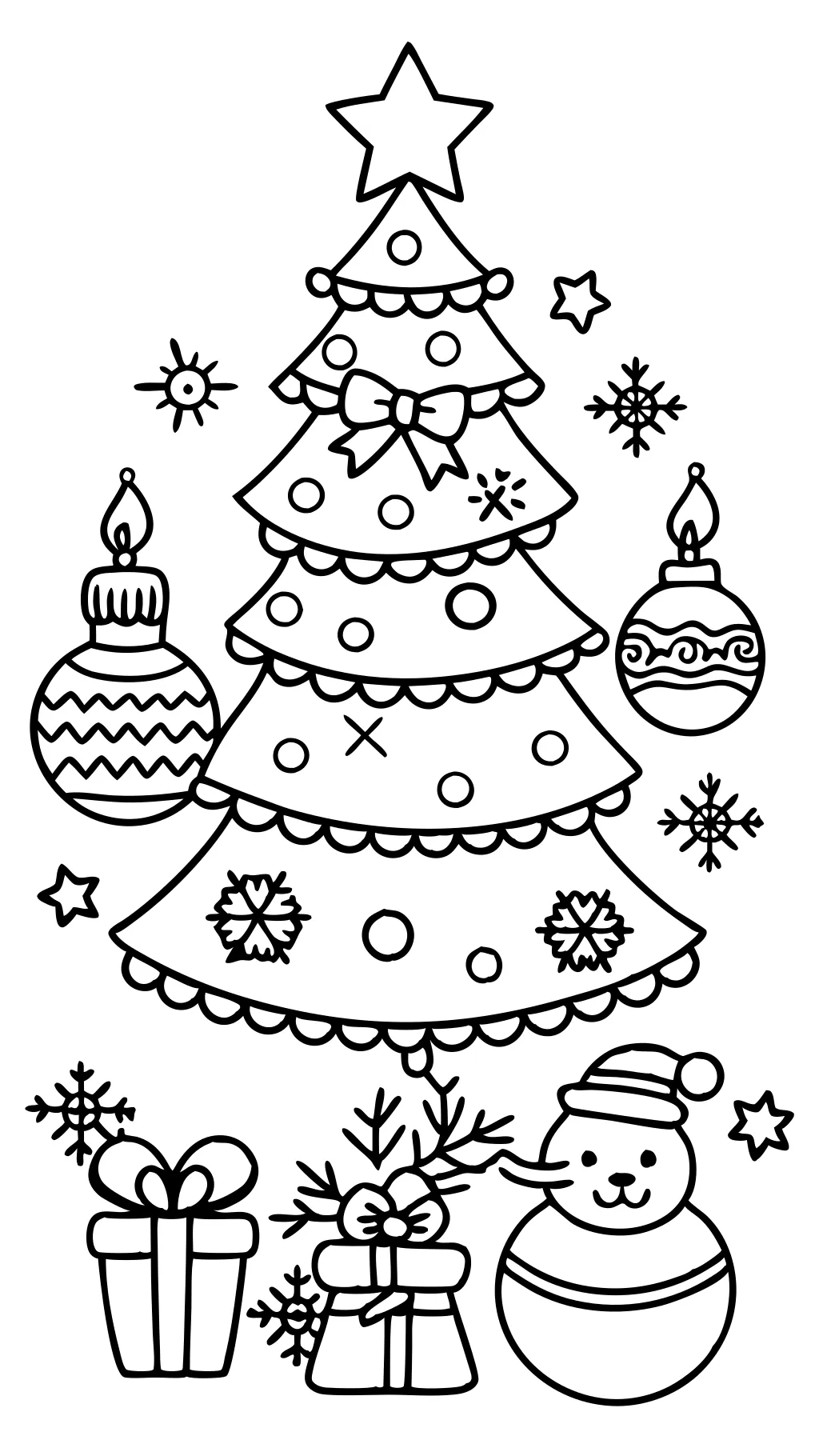 christmas pages to color for free